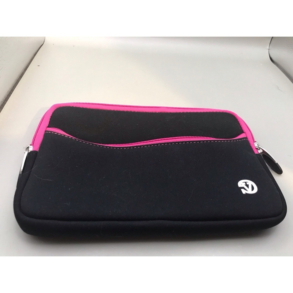Universal‎ Tablet Case Neoprene Black And Pink 5.5" X 8"
